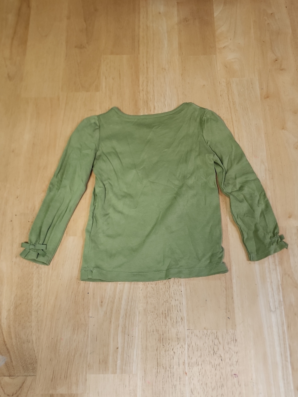 HTF RARE Gymboree Girl Fall 2012 Butterfly Girl Embroidered Bow Cuff Tee Size 4 - Picture 3 of 8